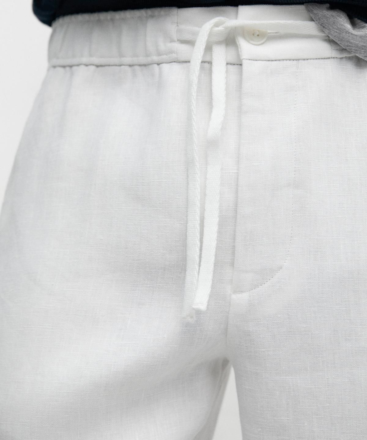 마시모두띠(MASSIMO DUTTI) 린넨 조거핏 팬츠