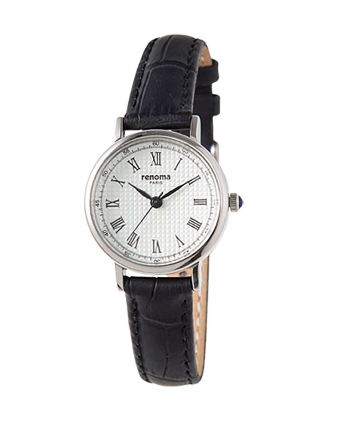 레노마 시계(RENOMA WATCH) 프렌치 와플 클래식 여성가죽시계 RE5205L