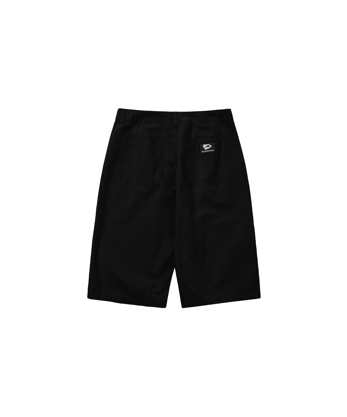 웰빙익스프레스(WELLBEING EXPRESS) Washed Stripe Bermuda Shorts Black