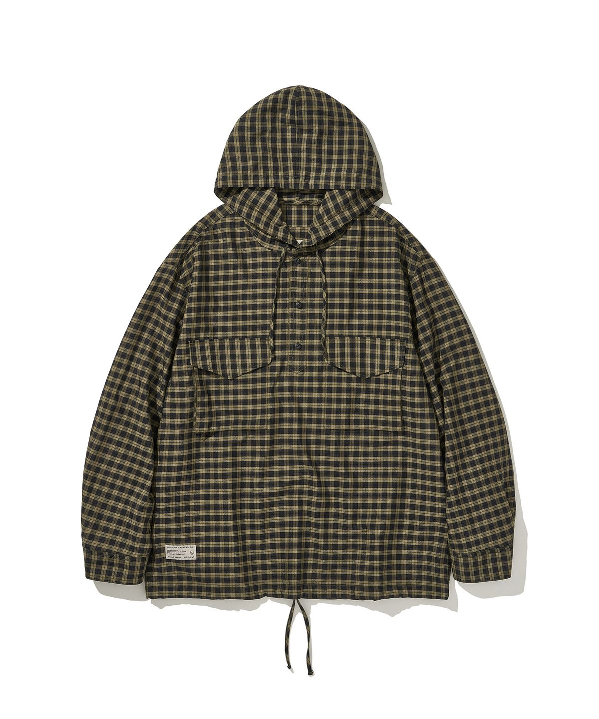 힐리먼트(HELEMENT) 어반 플레이드 아노락 (KHAKI)