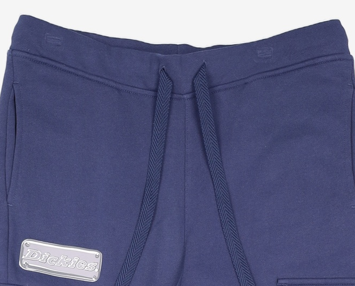 디키즈(DICKIES) 레귤러 니트 팬츠 네이비 M
