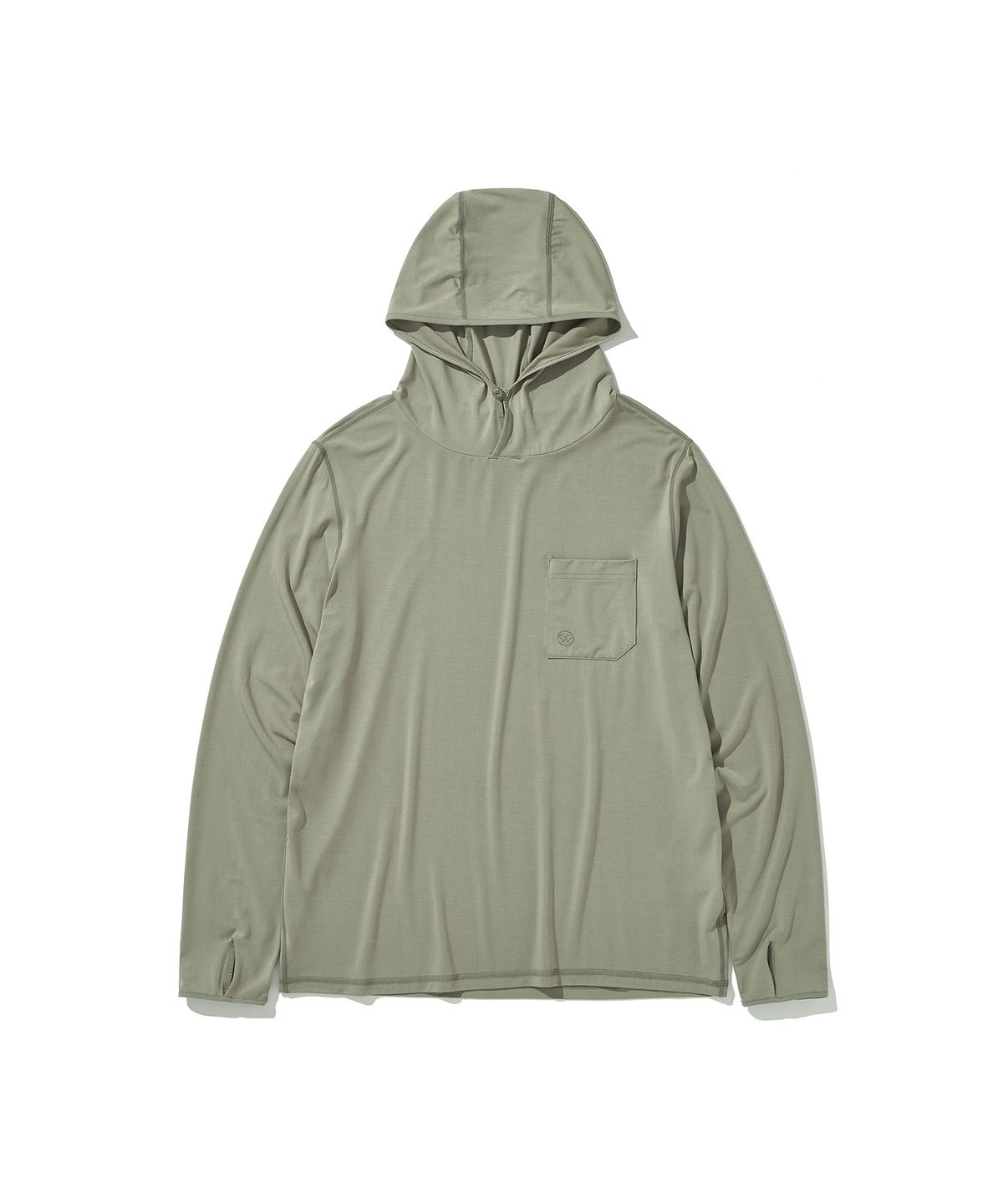 힐리먼트(HELEMENT) 소프트 아크 쿨 후드티 (KHAKI)