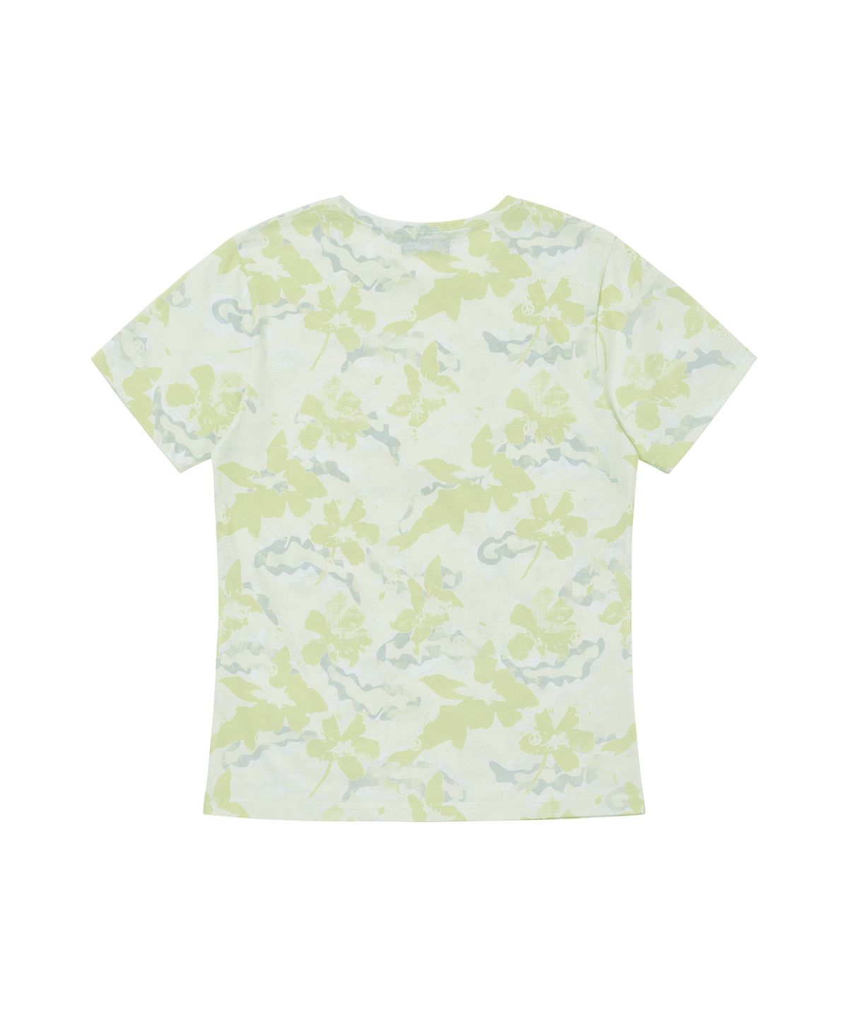 웰빙익스프레스(WELLBEING EXPRESS) Flower Camouflage Half Sleeve Green