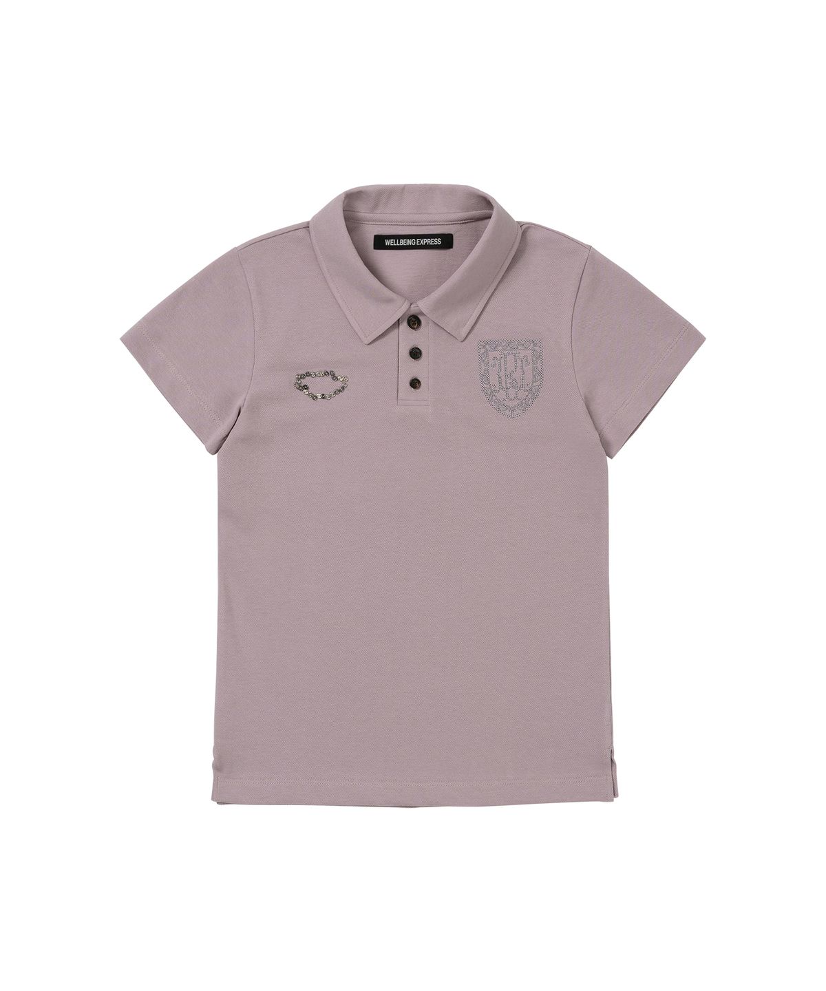 웰빙익스프레스(WELLBEING EXPRESS) Football PK Half Sleeve Lilac