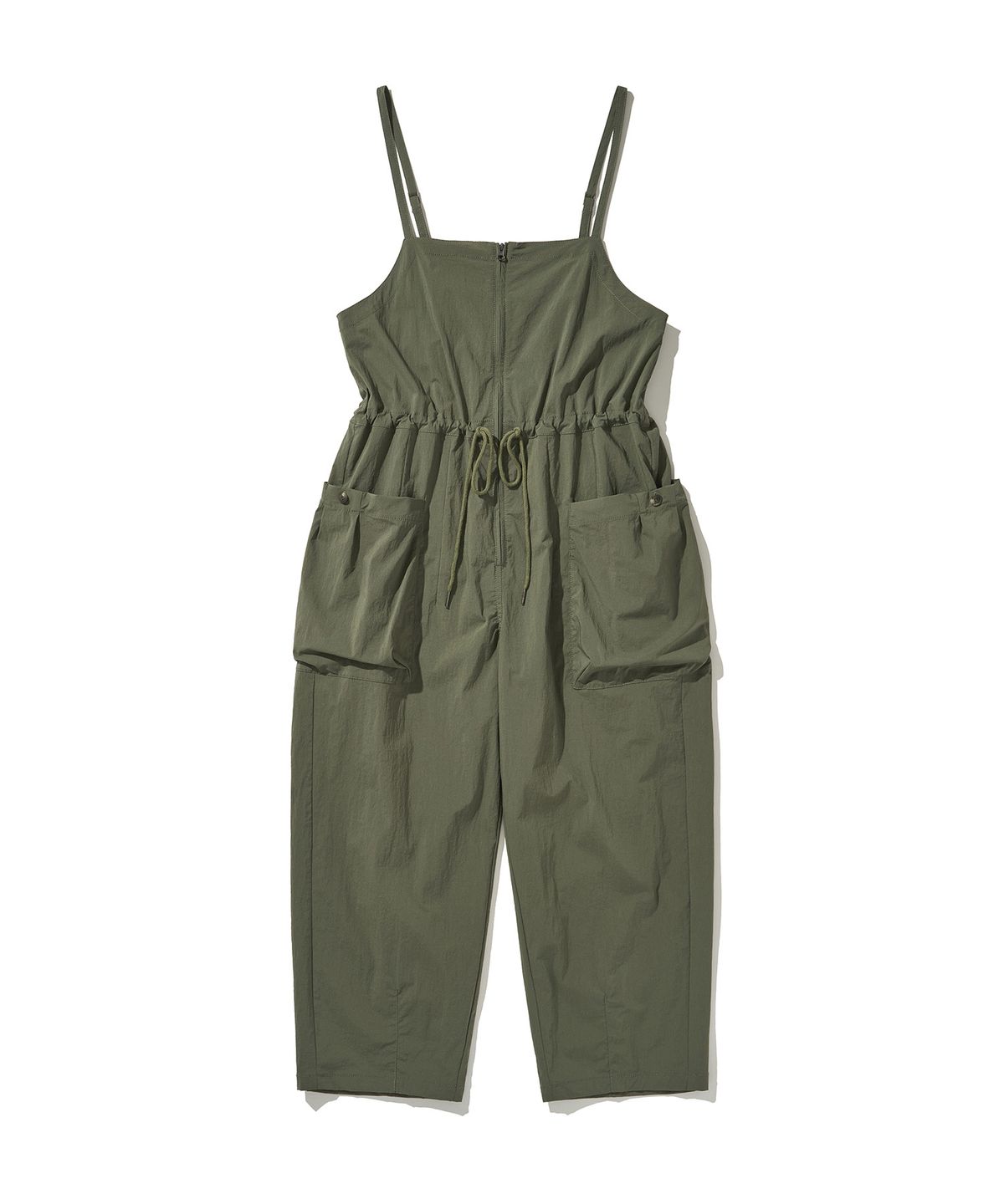 힐리먼트(HELEMENT) 여성 볼륨 포켓 오버롤 (KHAKI)