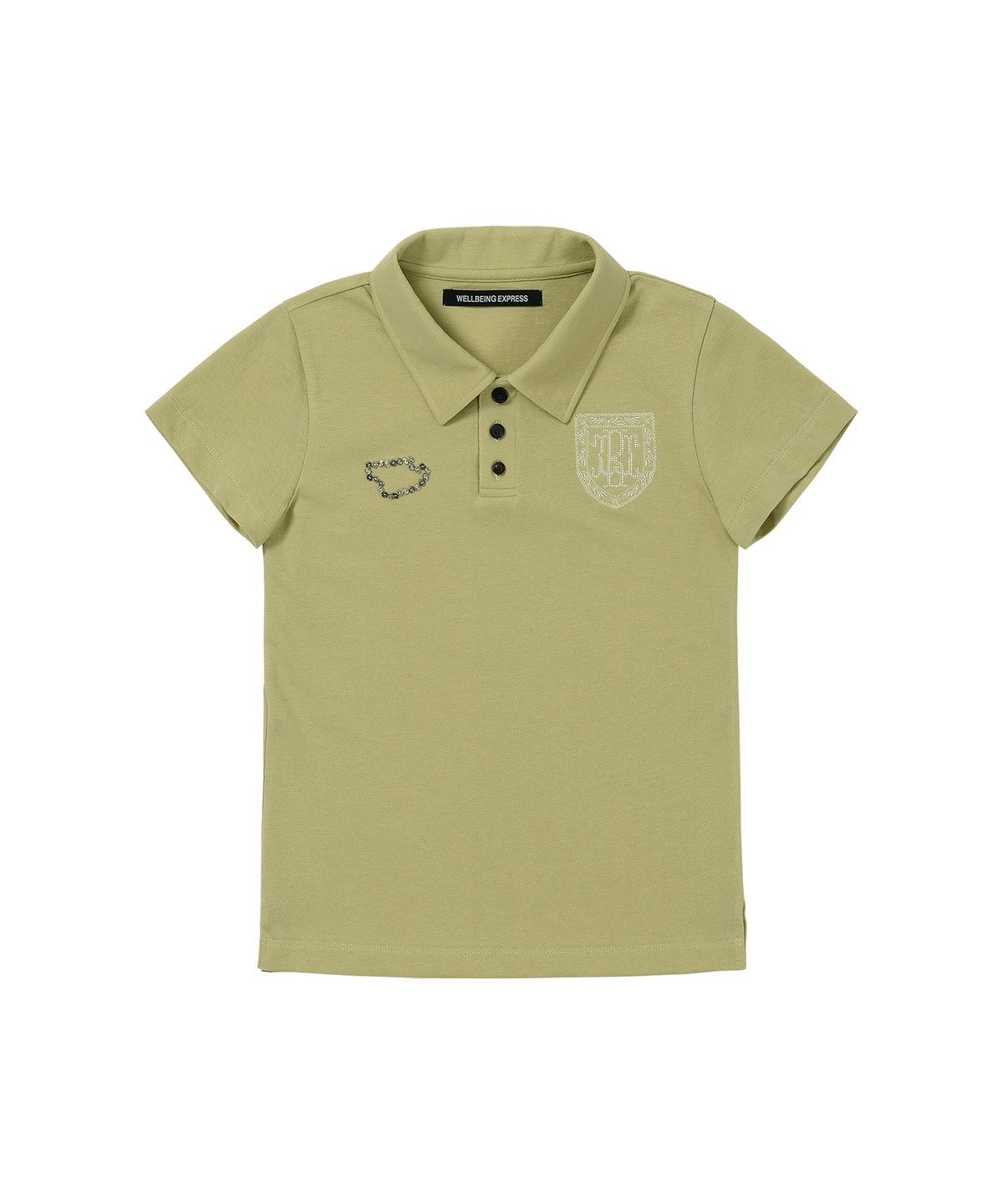 웰빙익스프레스(WELLBEING EXPRESS) Football PK Half Sleeve Leaf Green