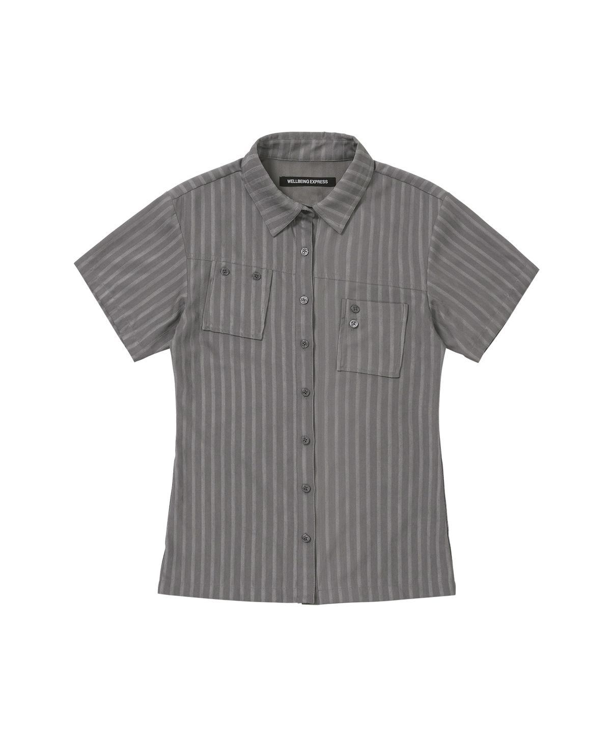 웰빙익스프레스(WELLBEING EXPRESS) SS Hiking Shirts Charcoal