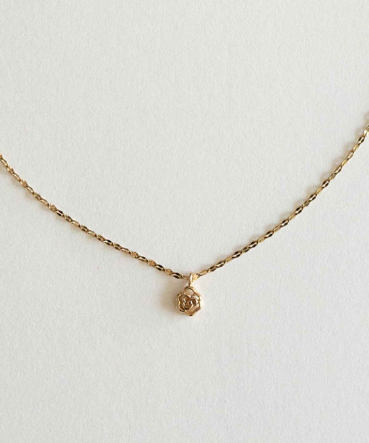 메리모티브(MERRYMOTIVE) Mini rose gold necklace
