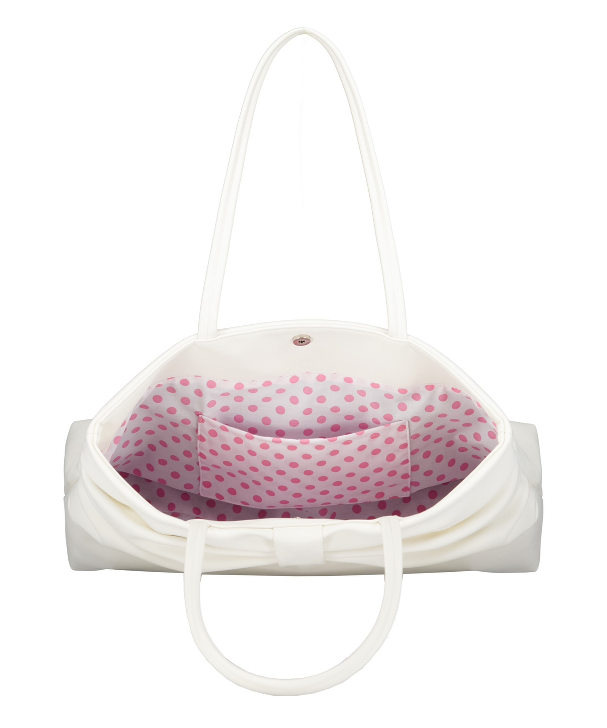 포어링(FORUSRING) Ribbon dot bag (white)