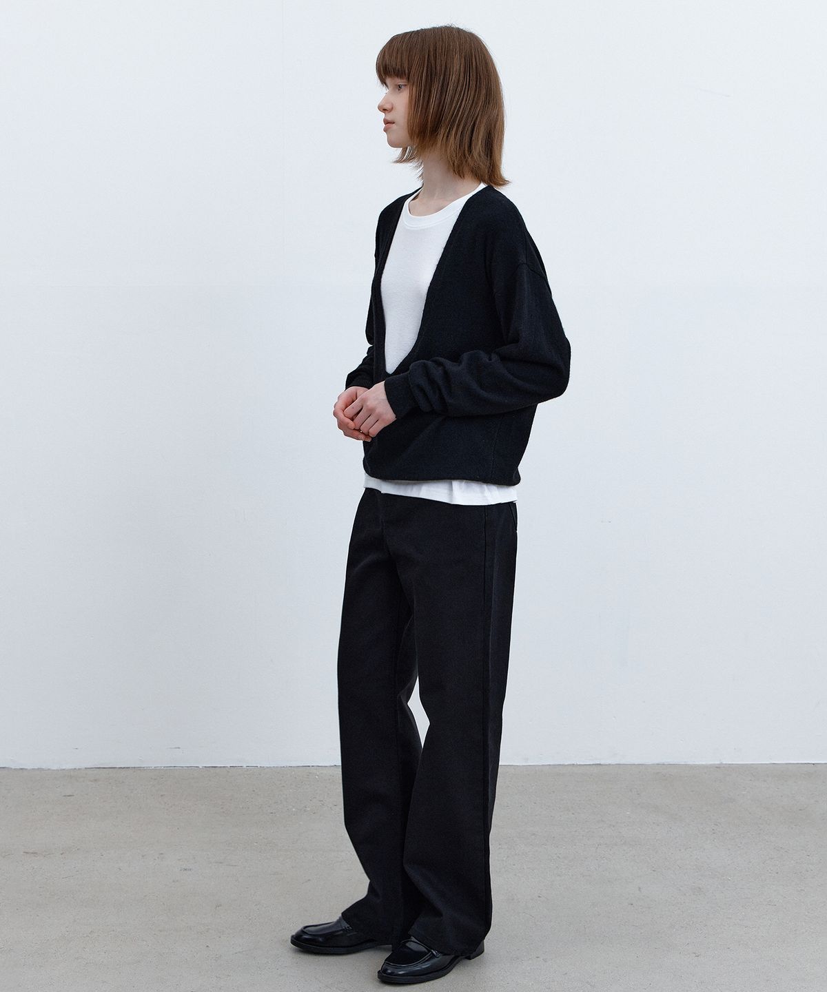 이십칠와이(27Y) 레귤러 핏 데님 블랙 - YWF1DNRG003
