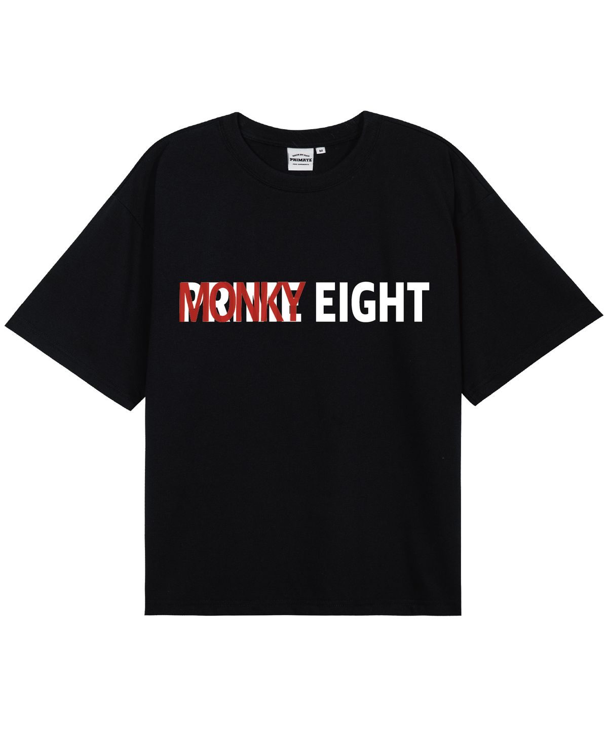 프라임에이트(PRIMATE) BADLY 오버핏 반팔티셔츠 2 COLORS