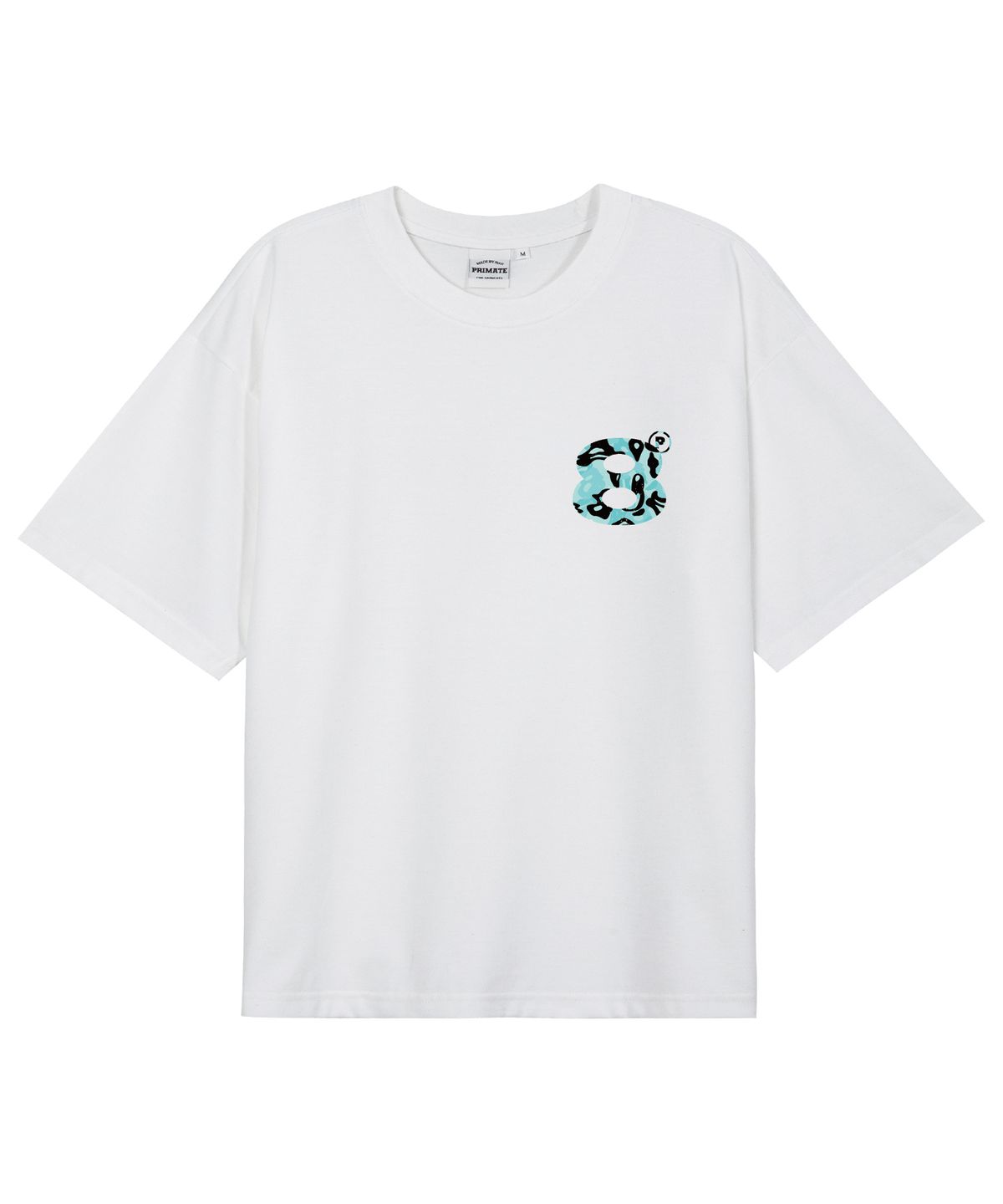프라임에이트(PRIMATE) X8 BALL WHITE 오버핏 반팔티셔츠 10 COLORS