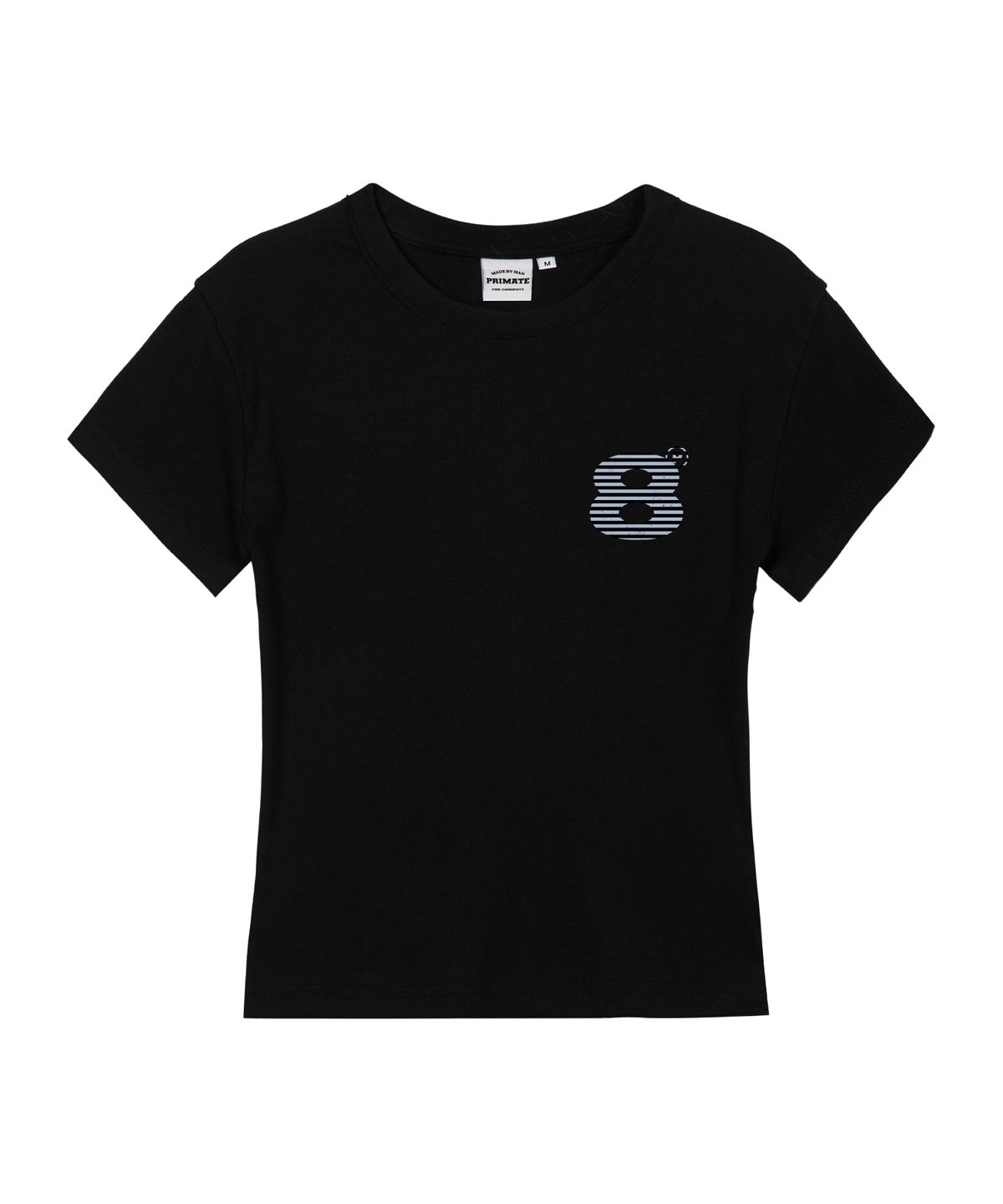 프라임에이트(PRIMATE) STRIPE BALL 여성 슬림핏 반팔티셔츠 2 COLORS