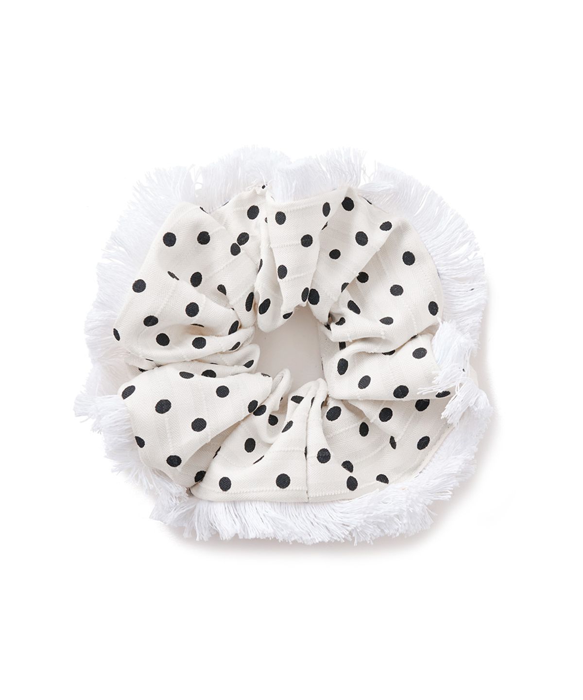 클로르(CLOR) DOTS TASSEL SCRUNCHIE - 2 colors