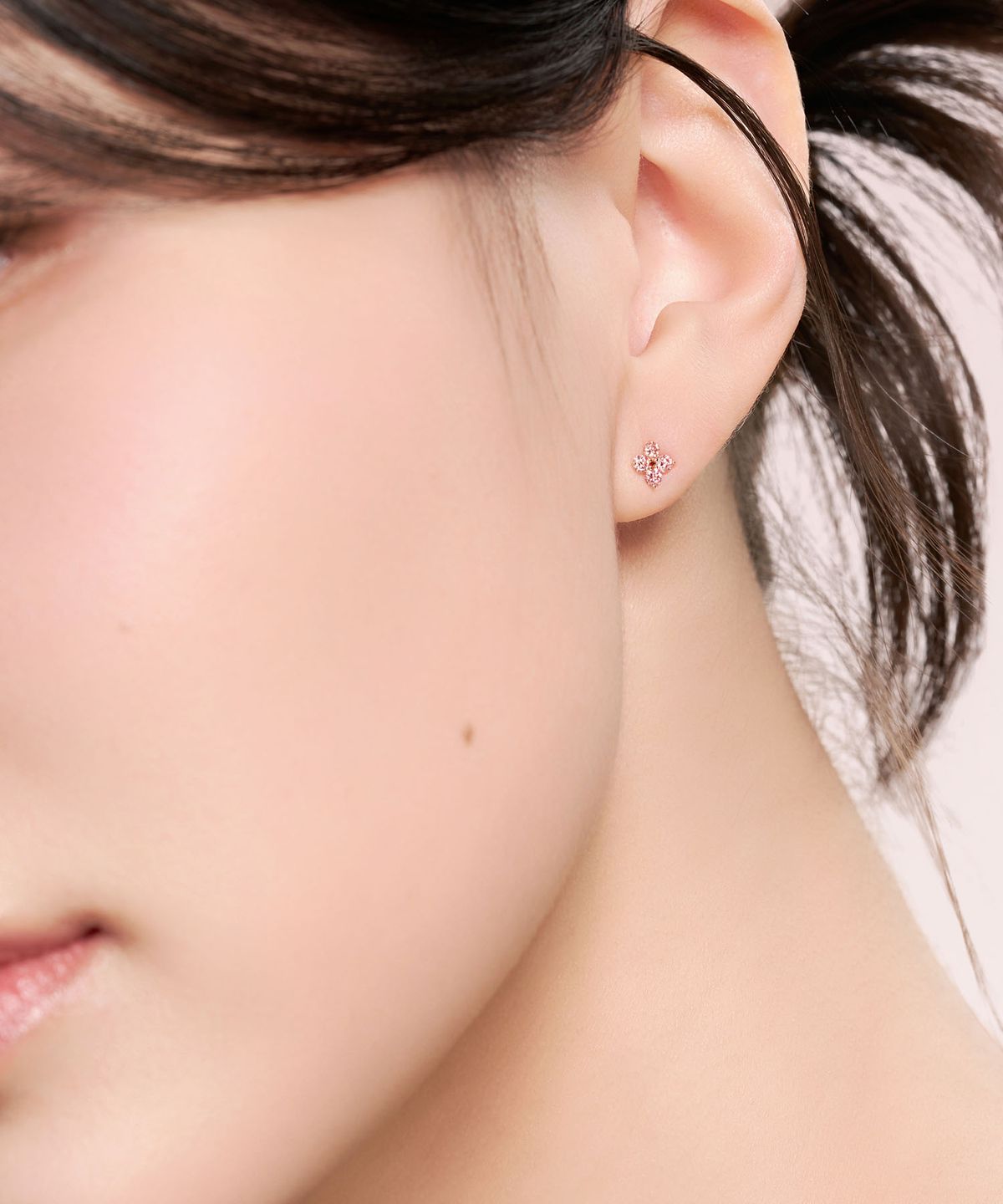 로이드(LLOYD) 핑크 다즐링 14K 골드 귀걸이 LPFQ2006G