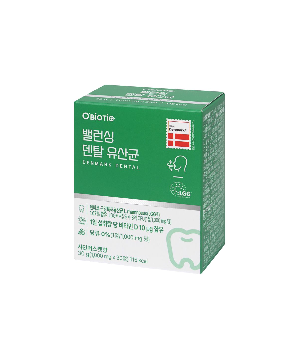 오바이오틱(OBIOTIC) 밸런싱 덴탈 유산균 30정 1개