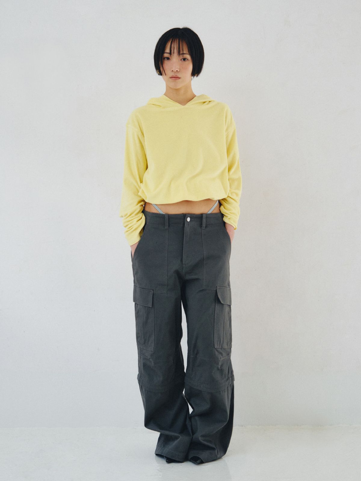 플리즈프로젝트(PLZPROJECT) TERRY HOOD, BUTTER
