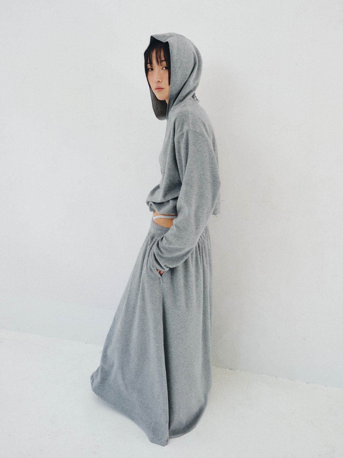플리즈프로젝트(PLZPROJECT) TERRY HOOD, GRAY