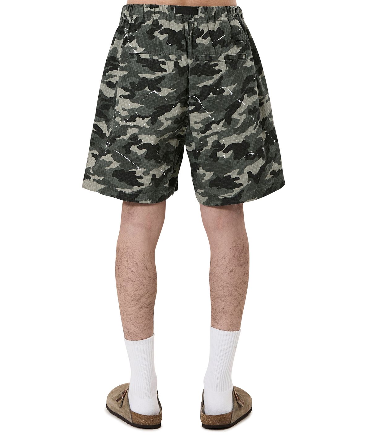 오픈야드(오와이)(OPENYARD(OY)) PAINT SPLASH SHORTS - CAMO