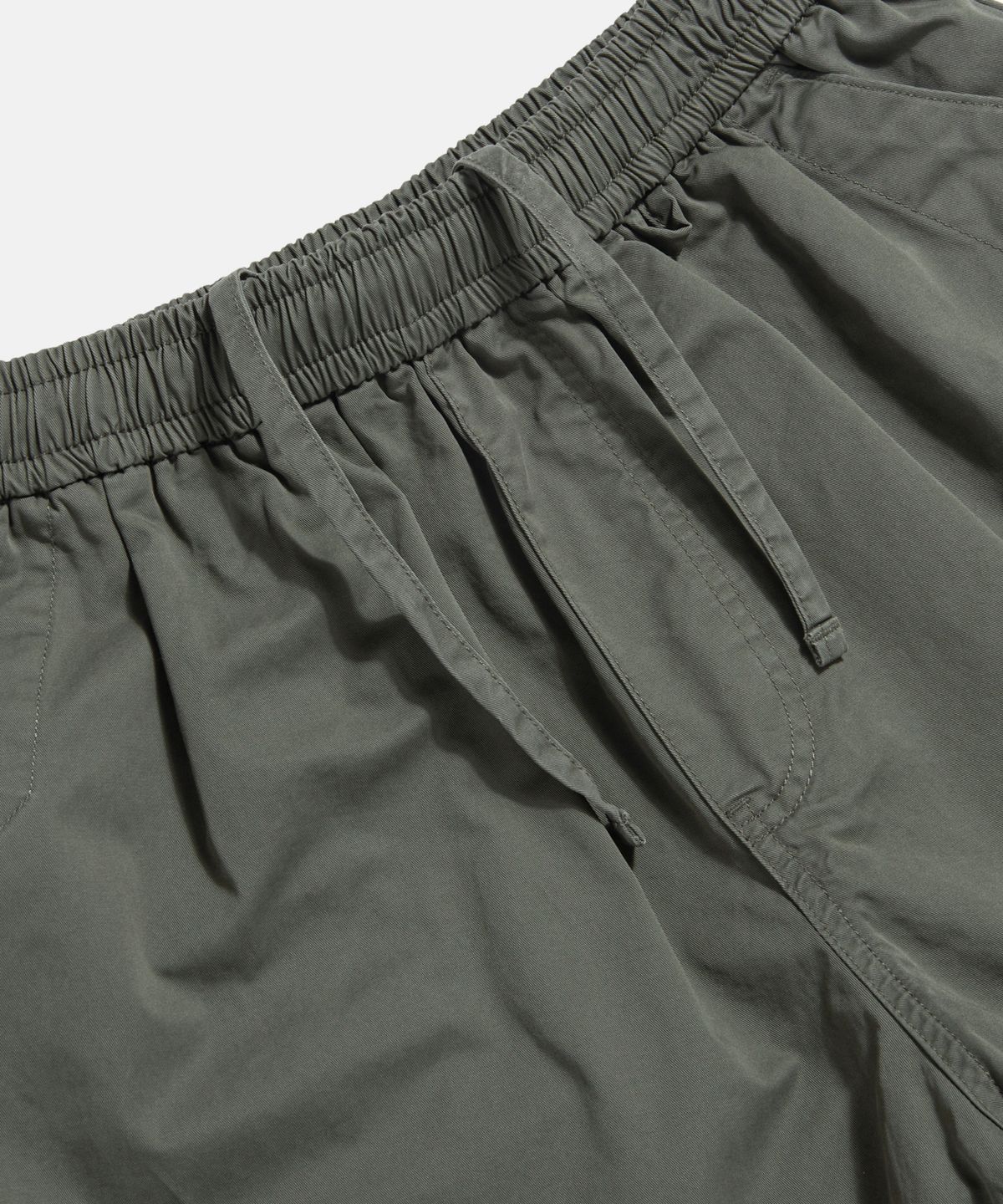 에스피오나지(ESPIONAGE) Wide Officer Shorts Dark Grey