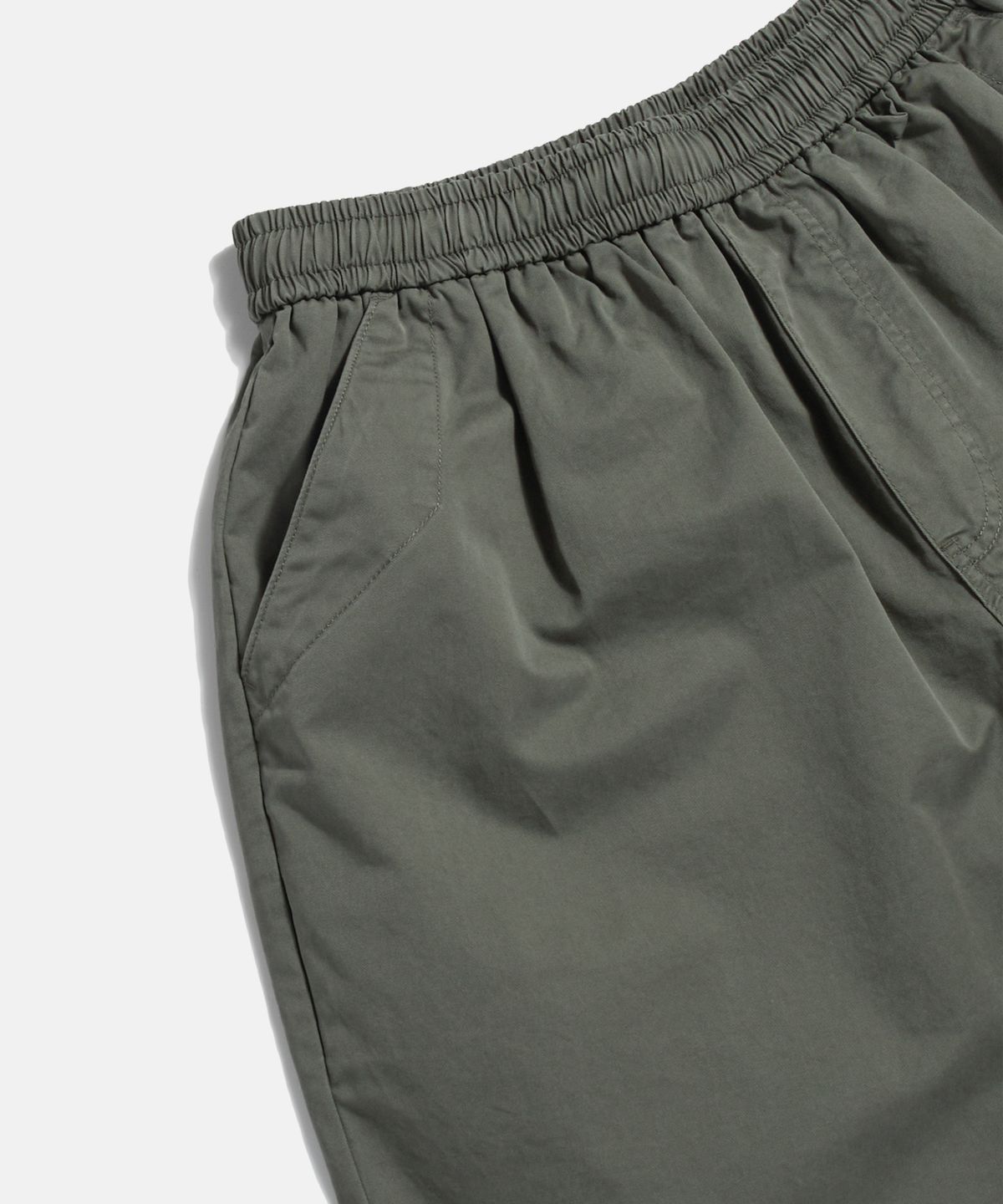 에스피오나지(ESPIONAGE) Wide Officer Shorts Dark Grey