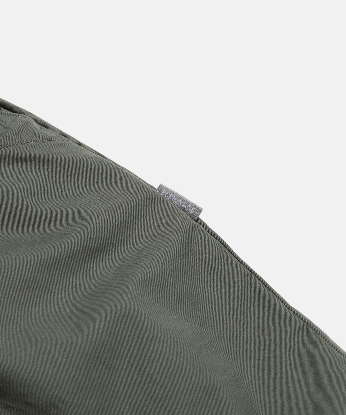 에스피오나지(ESPIONAGE) Wide Officer Shorts Dark Grey