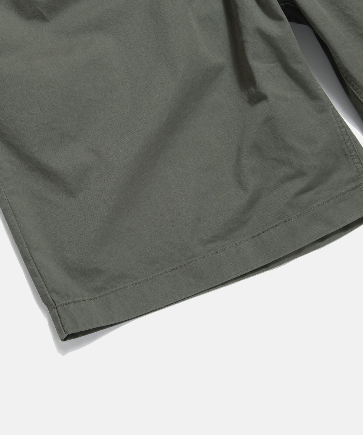 에스피오나지(ESPIONAGE) Wide Officer Shorts Dark Grey