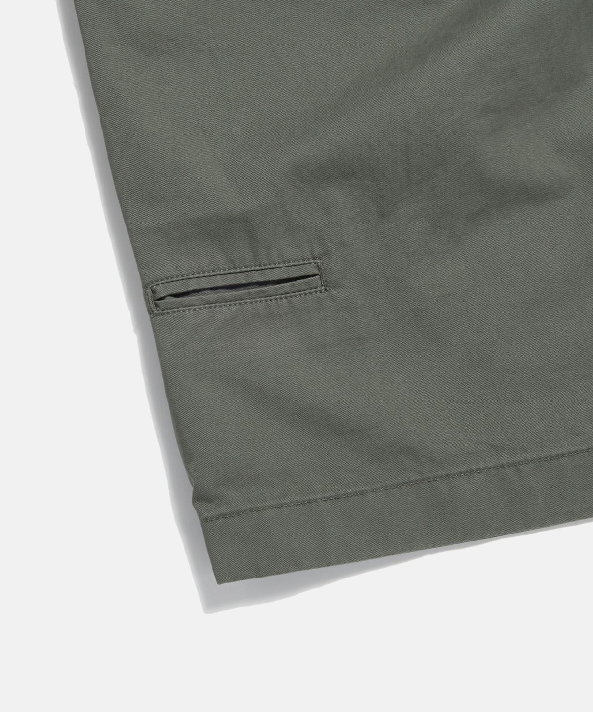 에스피오나지(ESPIONAGE) Wide Officer Shorts Dark Grey