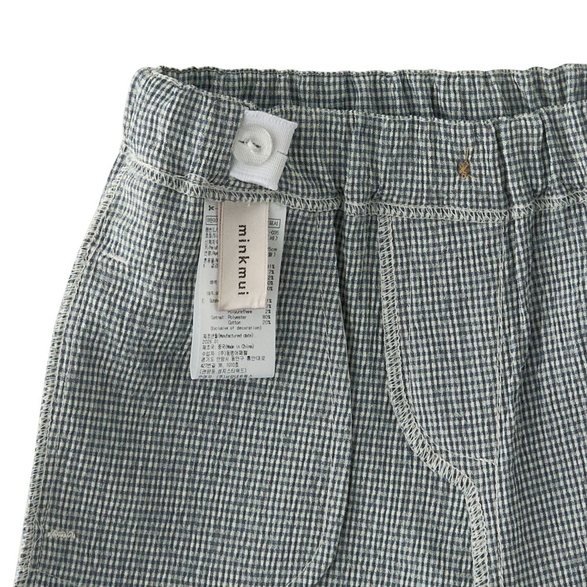 밍크뮤(MINKMUI) 퓨어체크스판팬츠 (36315-411-03)