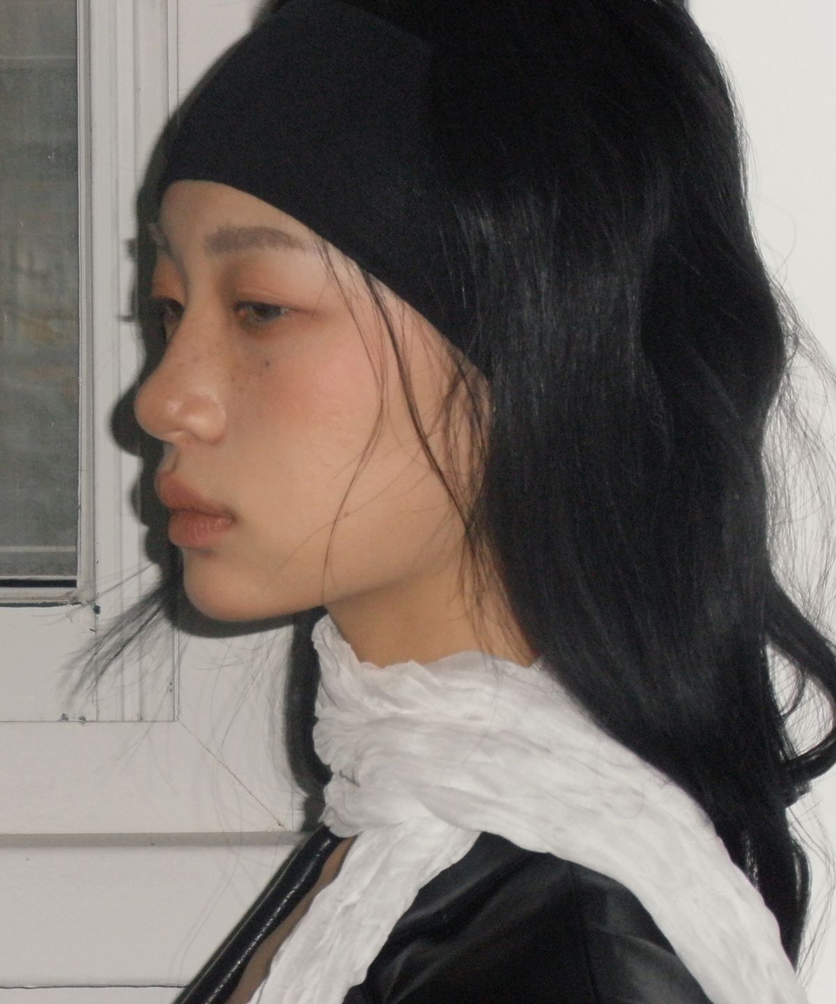 그로우하이드(GROWHIDE) 룰스 링클 머플러_아이보리