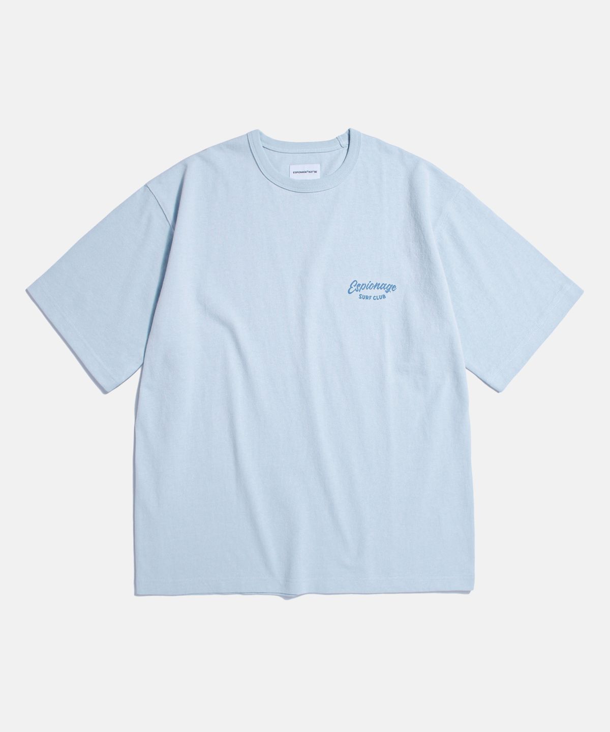 에스피오나지(ESPIONAGE) Surf Club Heavyweight Tee Ice Blue