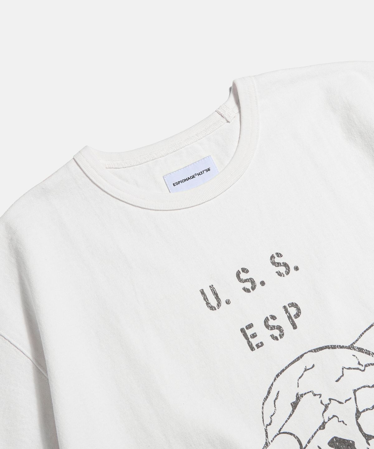 에스피오나지(ESPIONAGE) U.S.S. Heavyweight Tee Off White