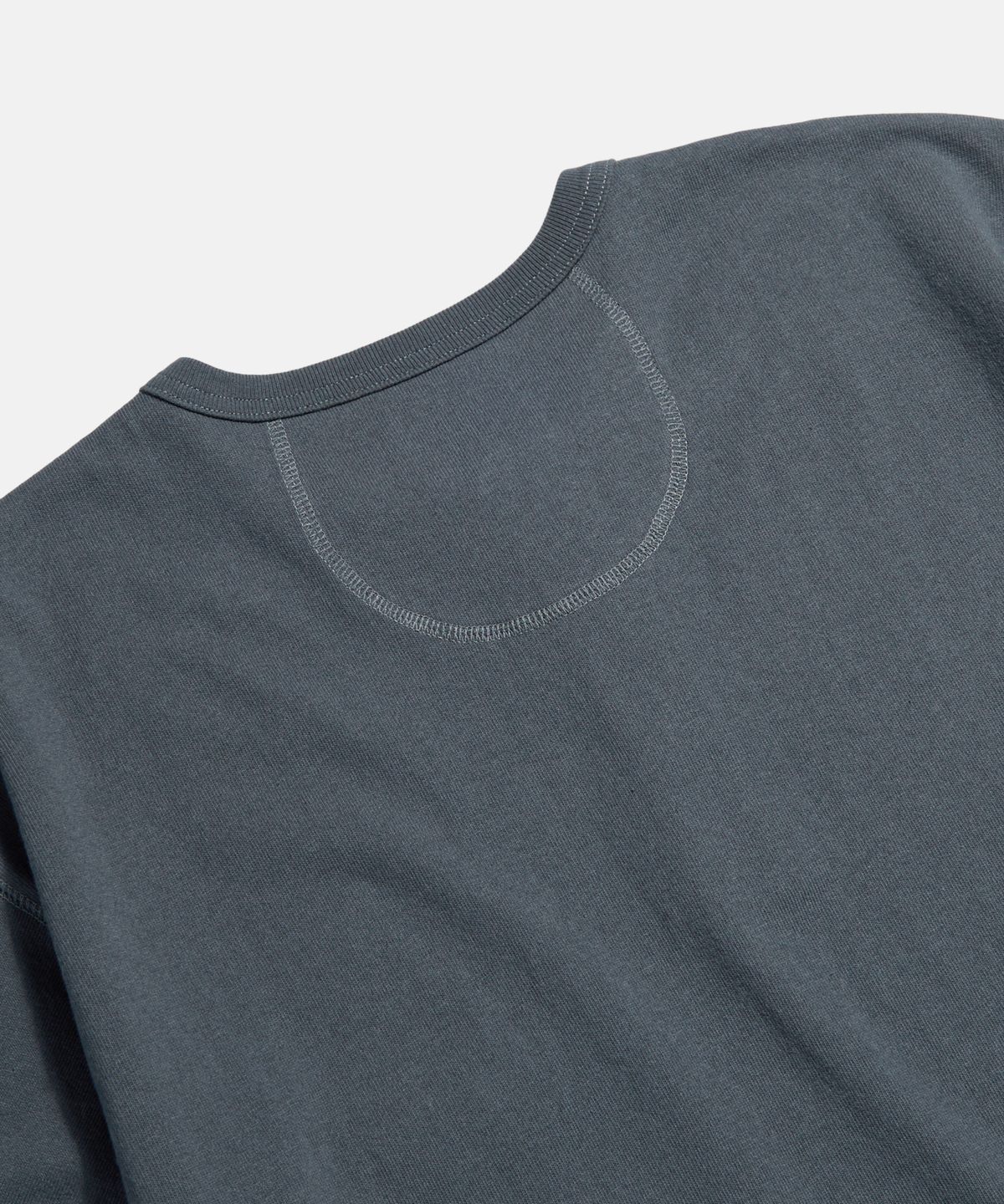 에스피오나지(ESPIONAGE) Wide Henley Pocket Tee Slate
