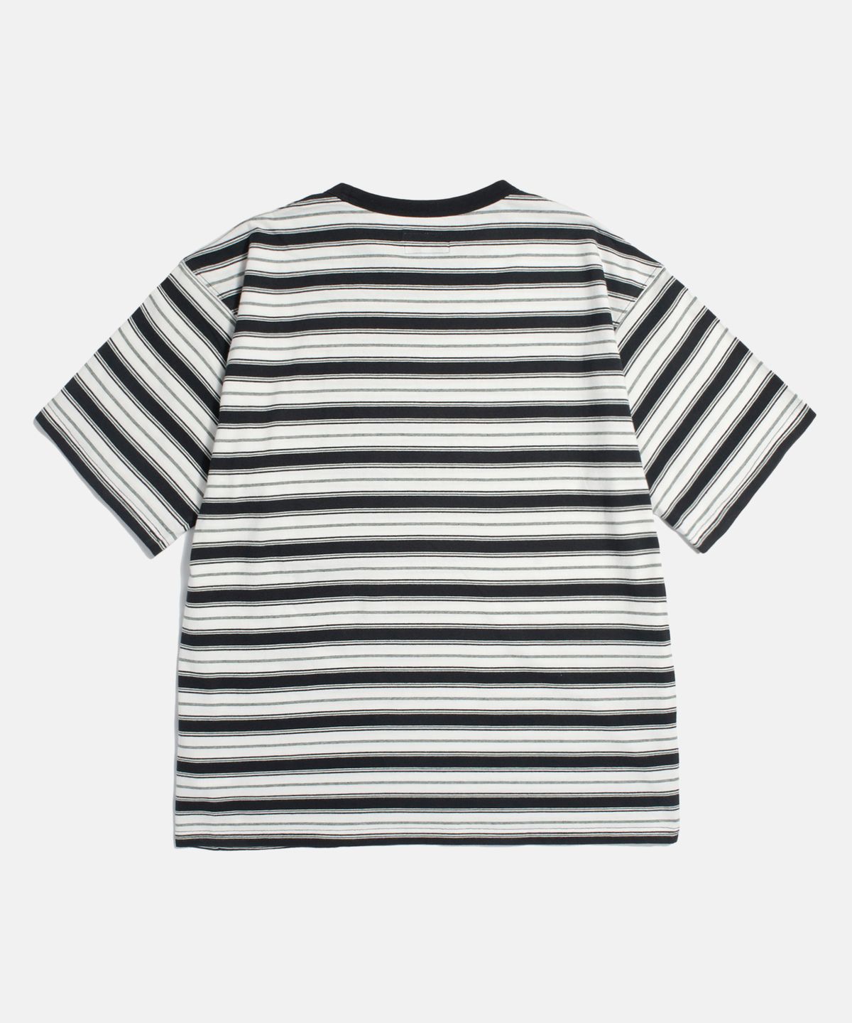 에스피오나지(ESPIONAGE) Multi Border Pocket Tee Black