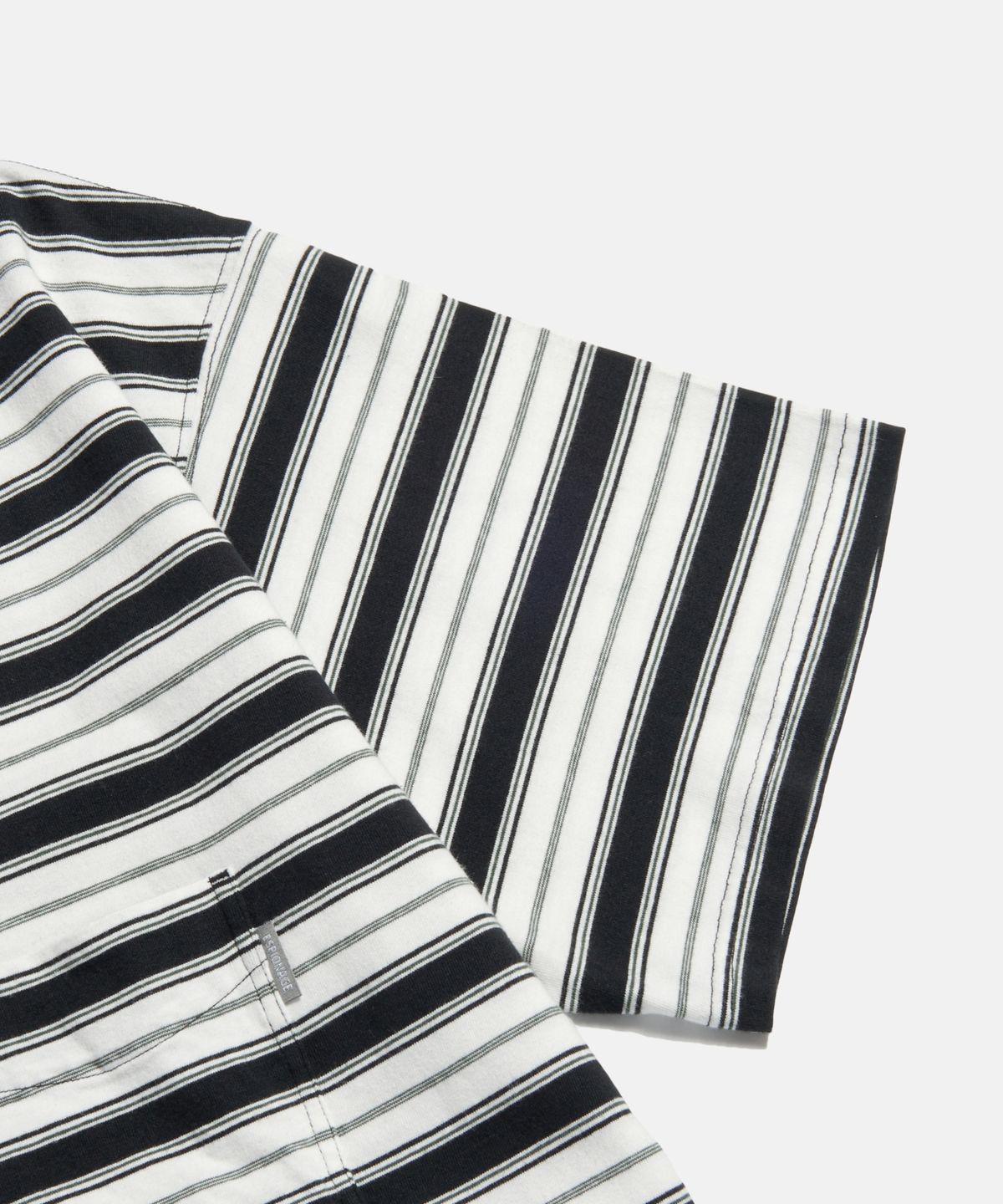 에스피오나지(ESPIONAGE) Multi Border Pocket Tee Black