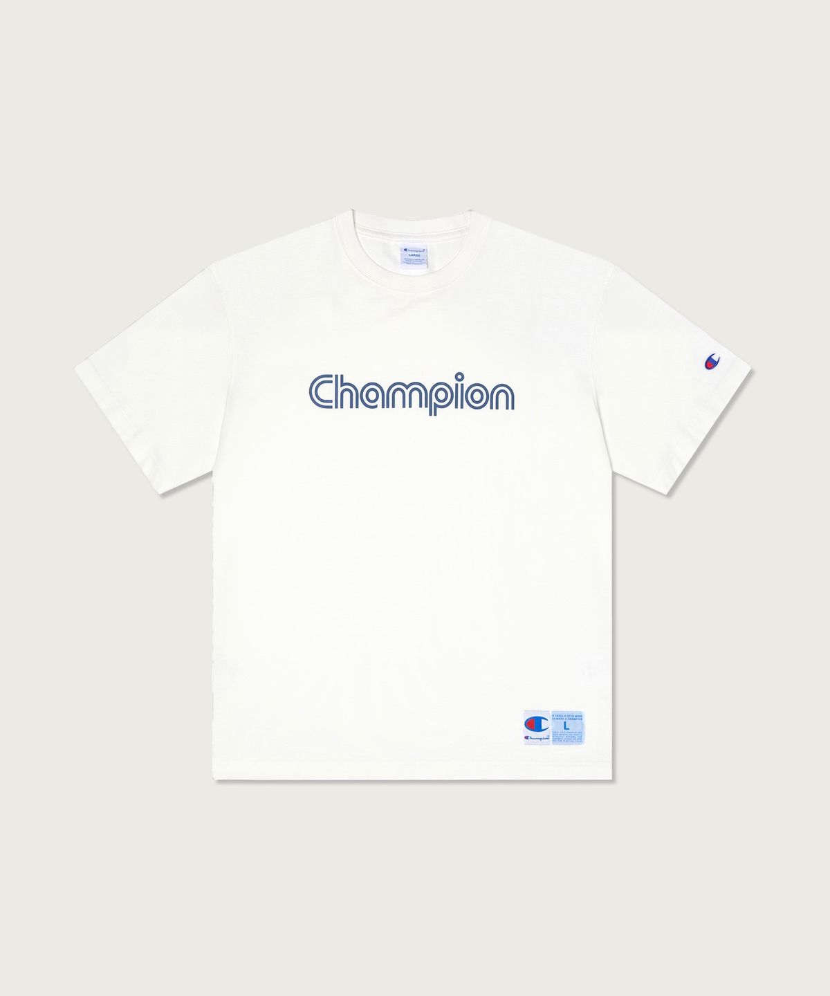 챔피온(CHAMPION) 트랙 로고 조그택 티셔츠 3color