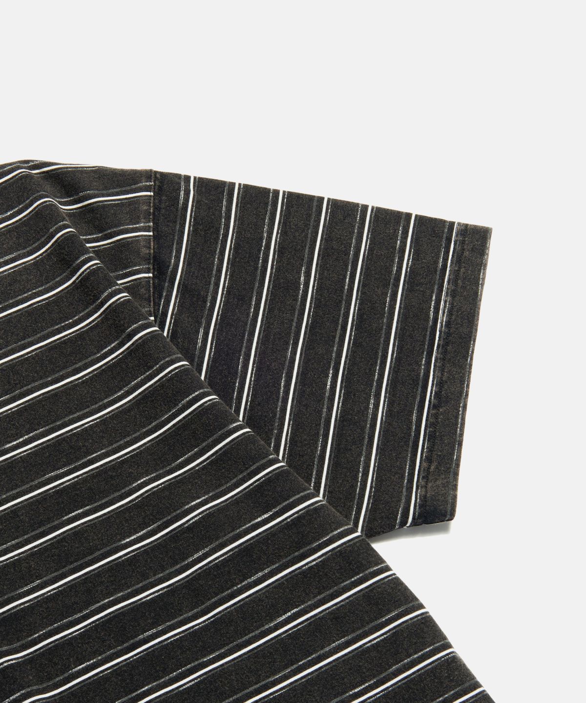 에스피오나지(ESPIONAGE) Vintage Washed Border Tee Black
