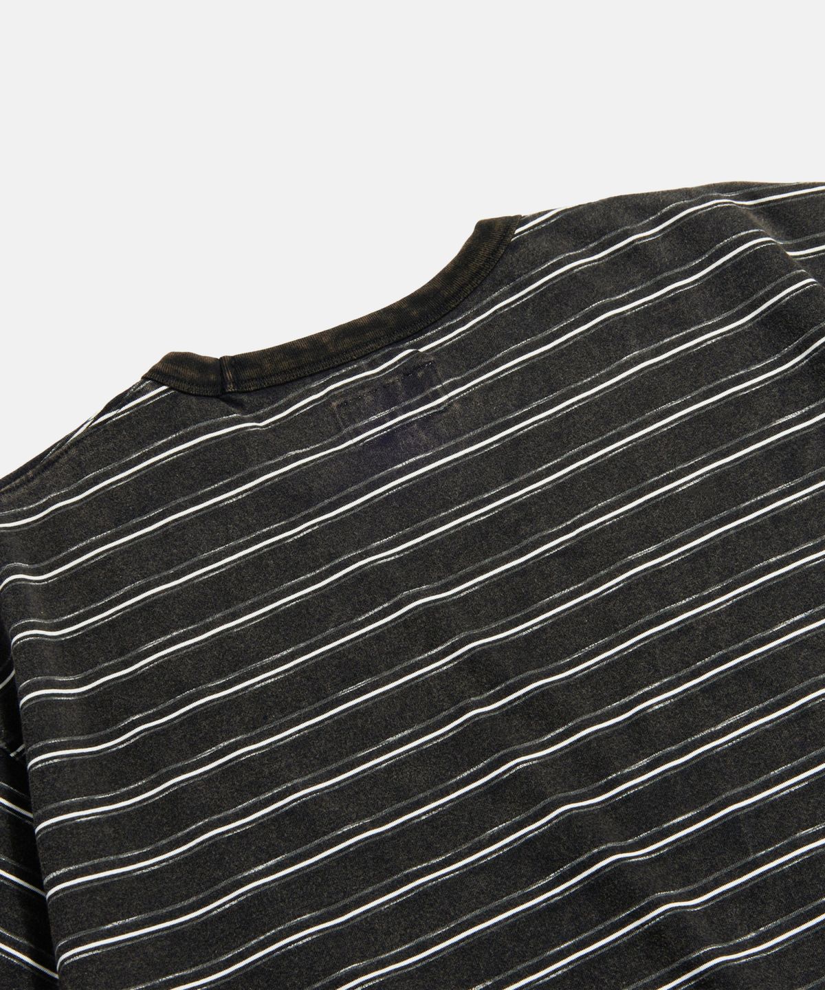 에스피오나지(ESPIONAGE) Vintage Washed Border Tee Black