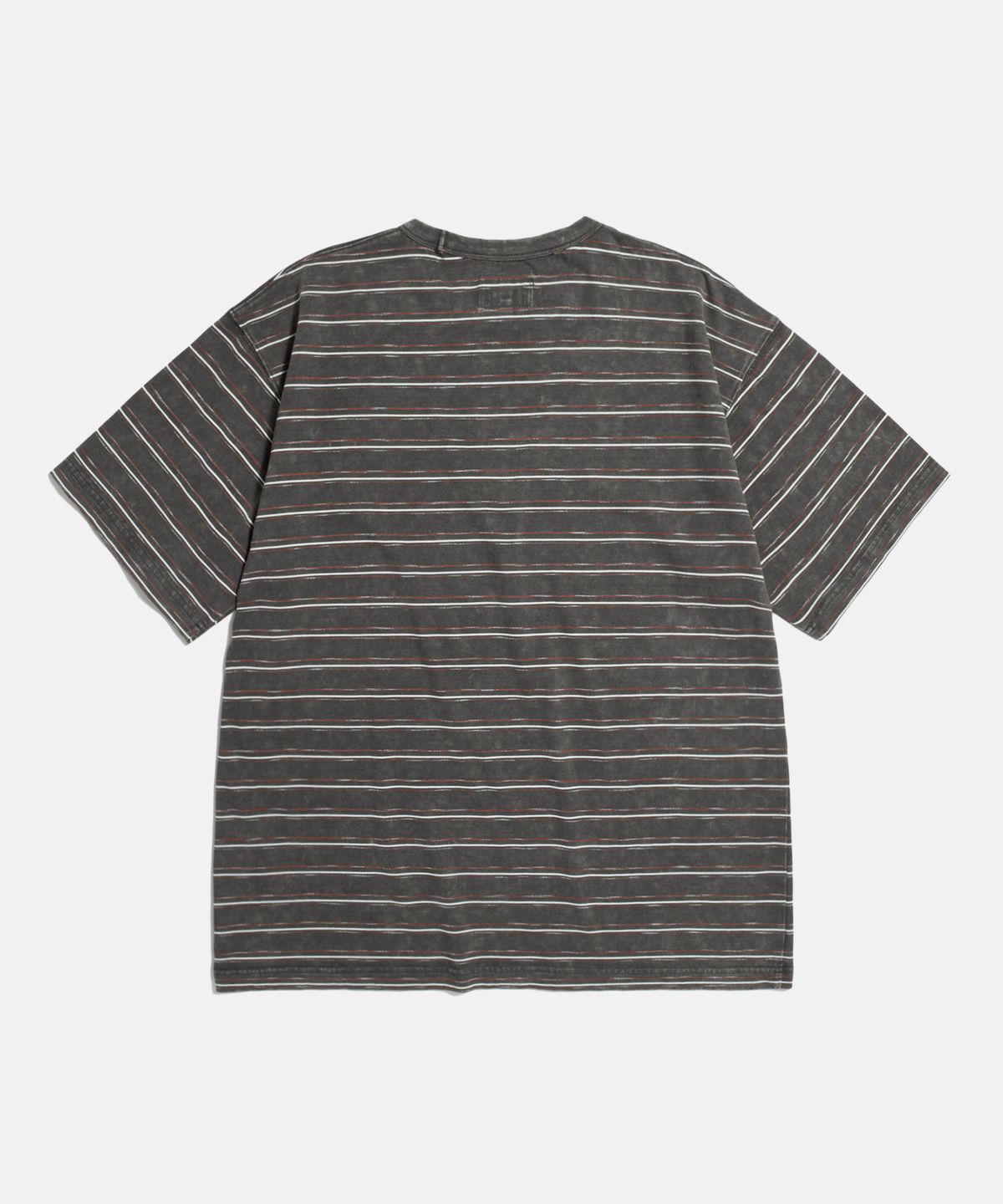에스피오나지(ESPIONAGE) Vintage Washed Border Tee Charcoal