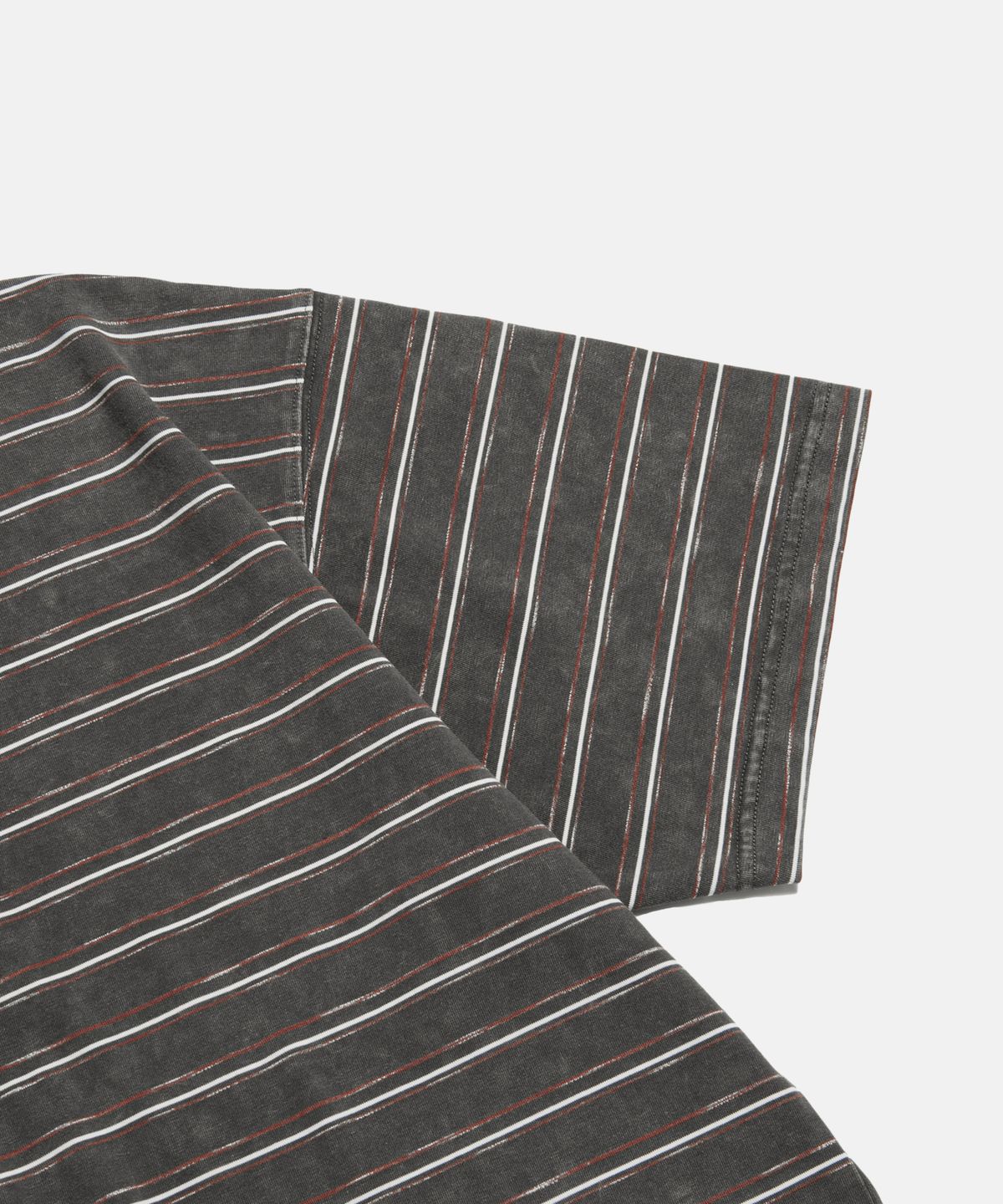 에스피오나지(ESPIONAGE) Vintage Washed Border Tee Charcoal
