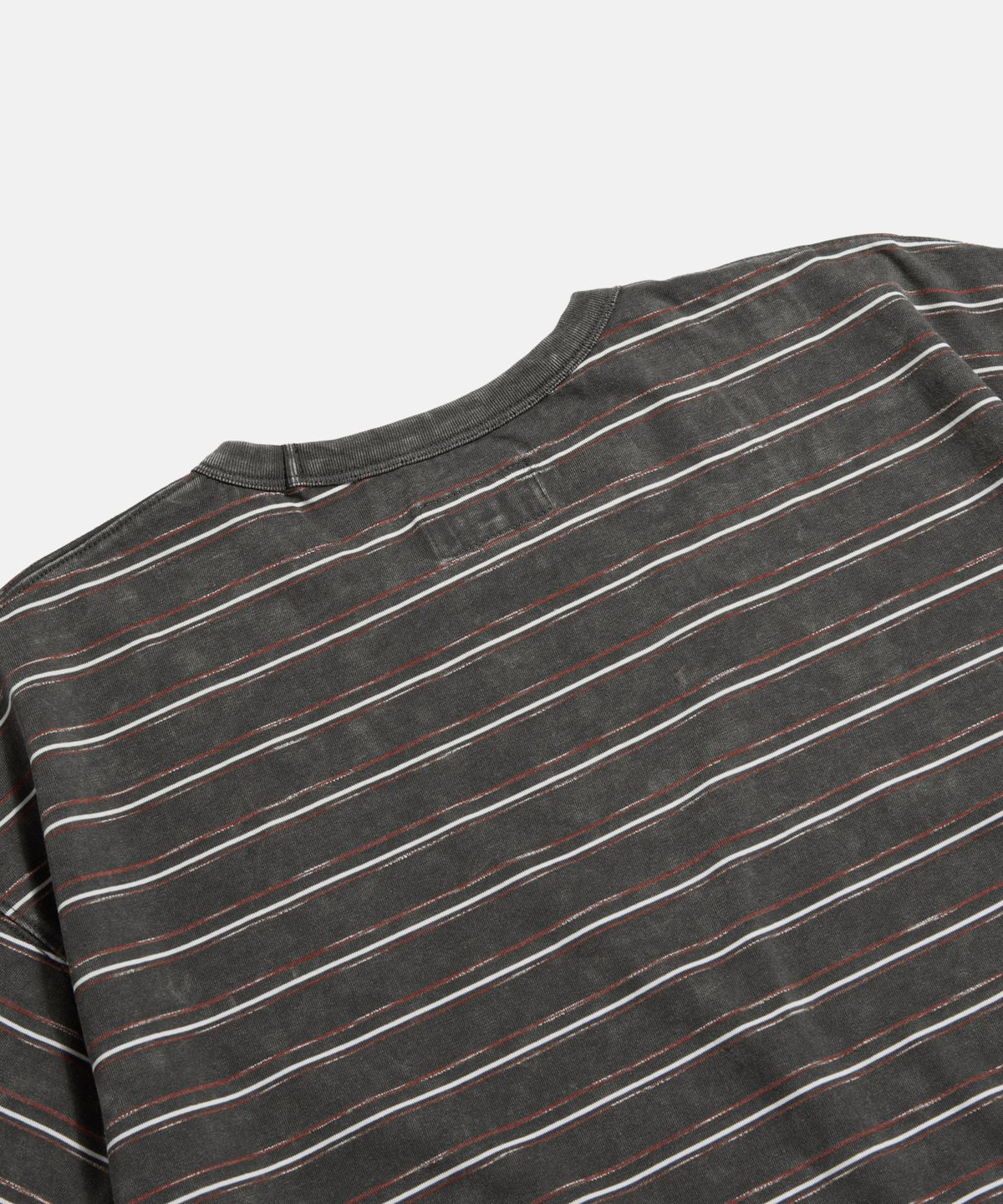 에스피오나지(ESPIONAGE) Vintage Washed Border Tee Charcoal