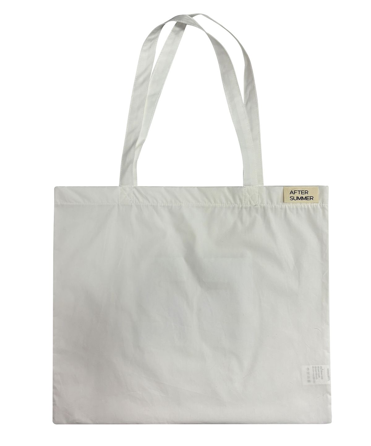 애프터썸머(AFTERSUMMER) S2 pearl canvas bag (white)