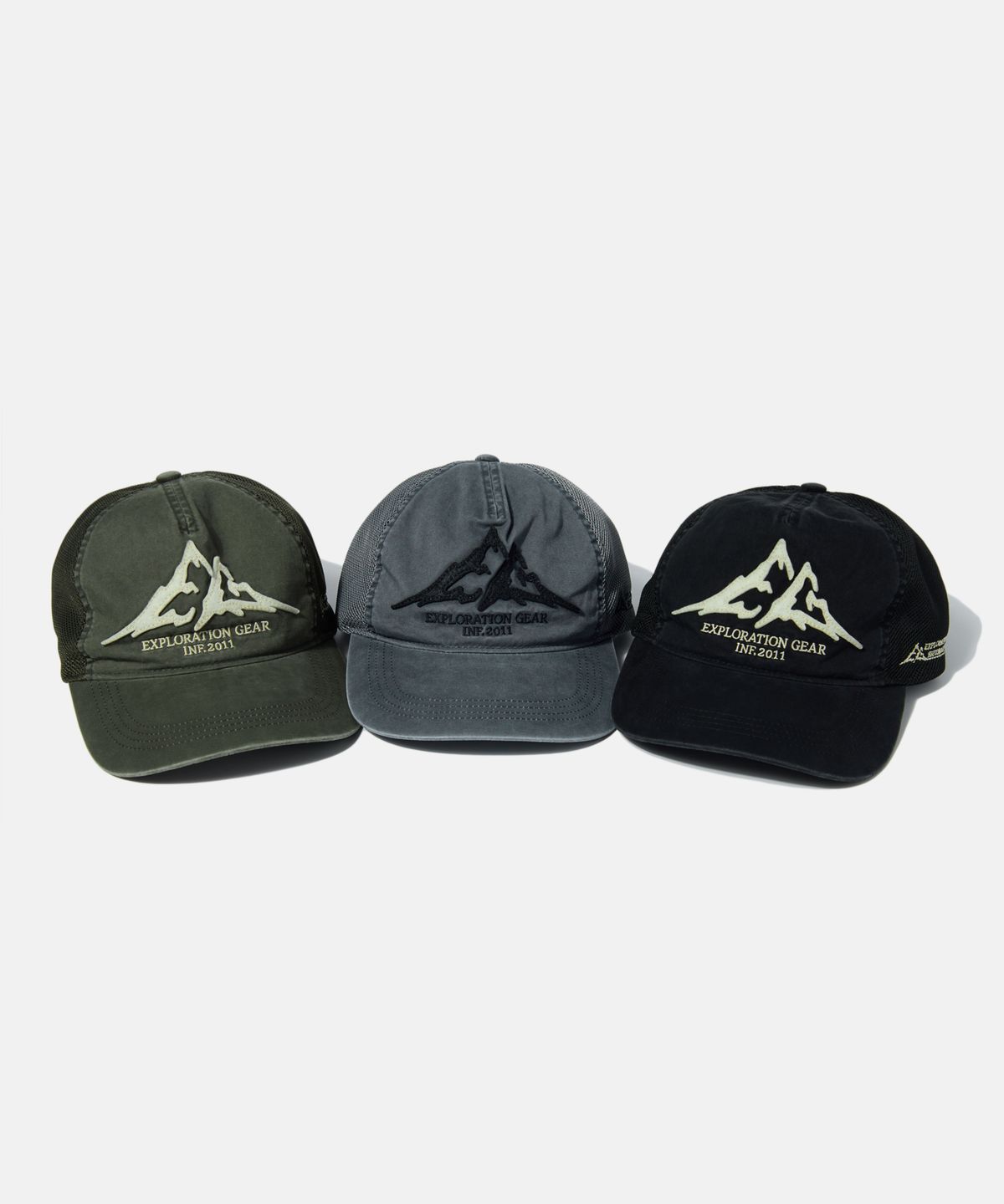 에스피오나지(ESPIONAGE) Expl. Vintage Mesh Cap Steel Grey