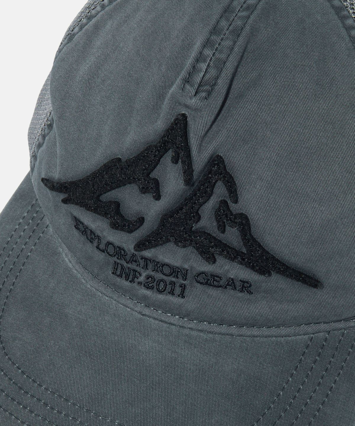에스피오나지(ESPIONAGE) Expl. Vintage Mesh Cap Steel Grey