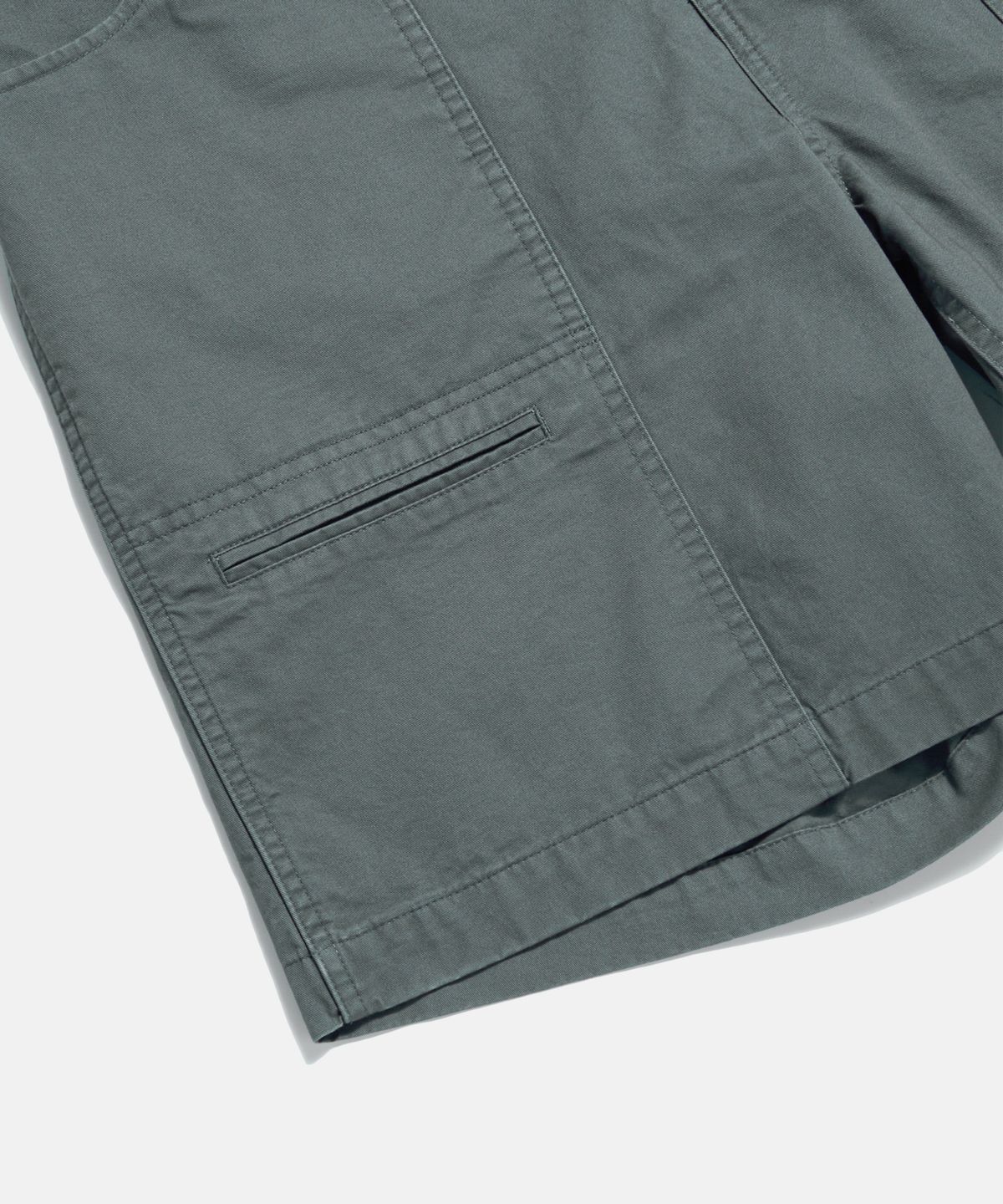 에스피오나지(ESPIONAGE) Washed Cotton Surf Shorts Dove Grey