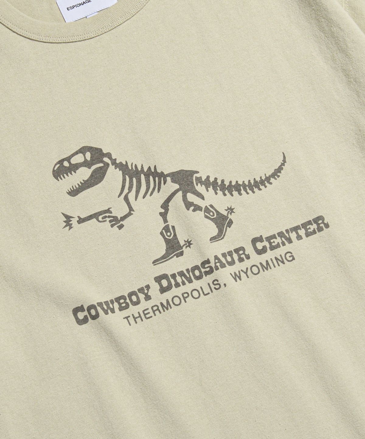 에스피오나지(ESPIONAGE) CDC T-Rex Heavyweight Tee Sand