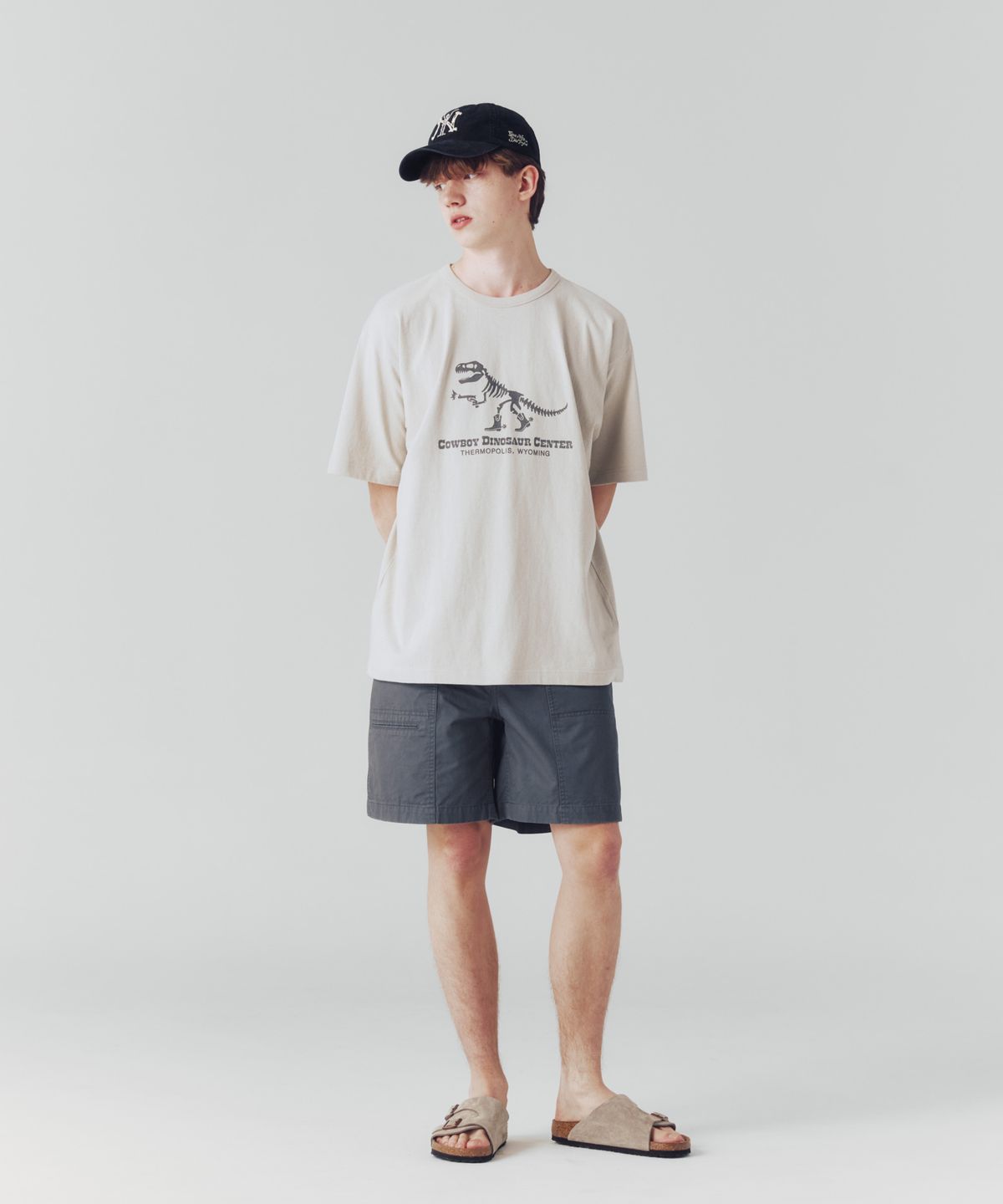 에스피오나지(ESPIONAGE) CDC T-Rex Heavyweight Tee Sand