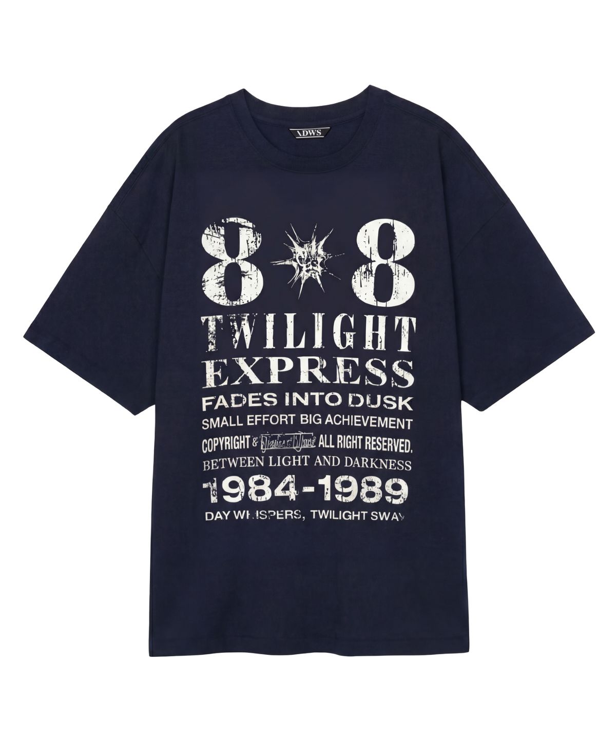 아이돈워너셀(IDWS) Novichi T-Shirt Navy