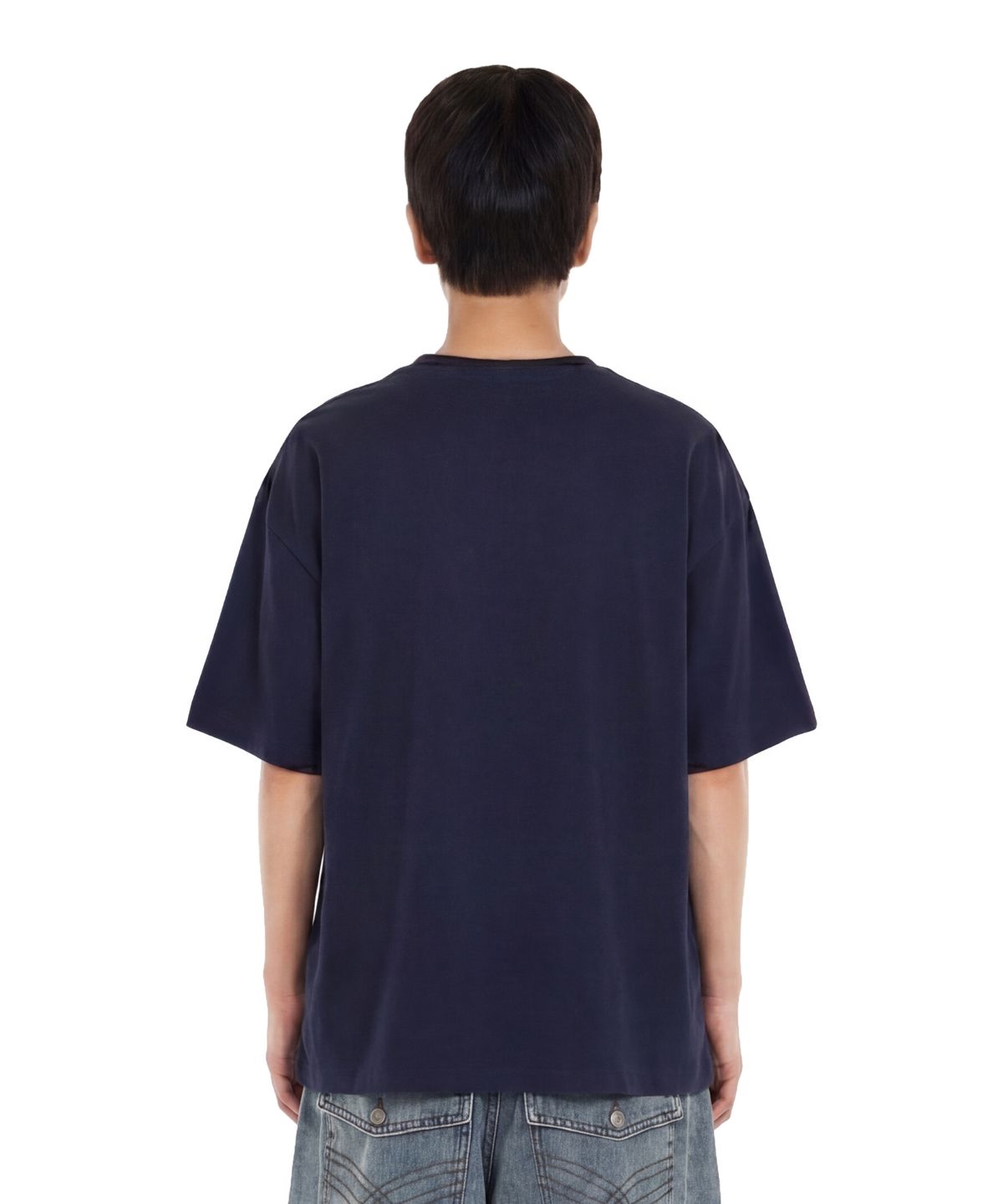 아이돈워너셀(IDWS) Novichi T-Shirt Navy