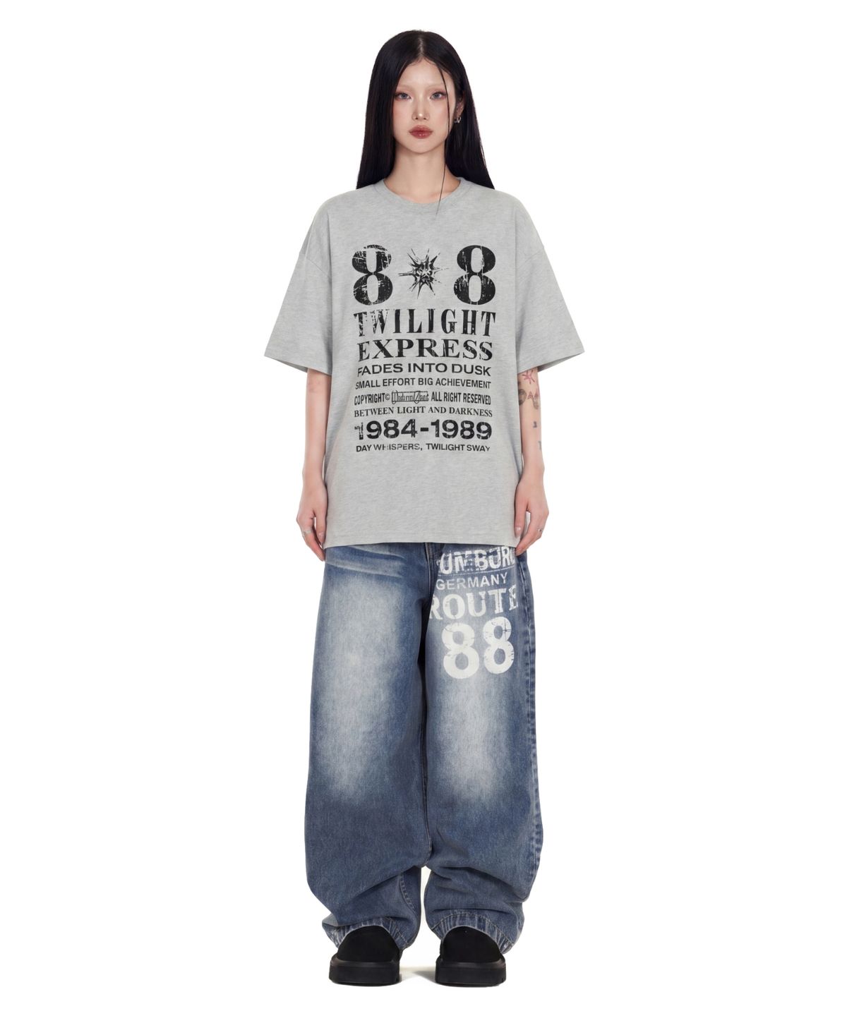 아이돈워너셀(IDWS) Novichi T-Shirt Gray
